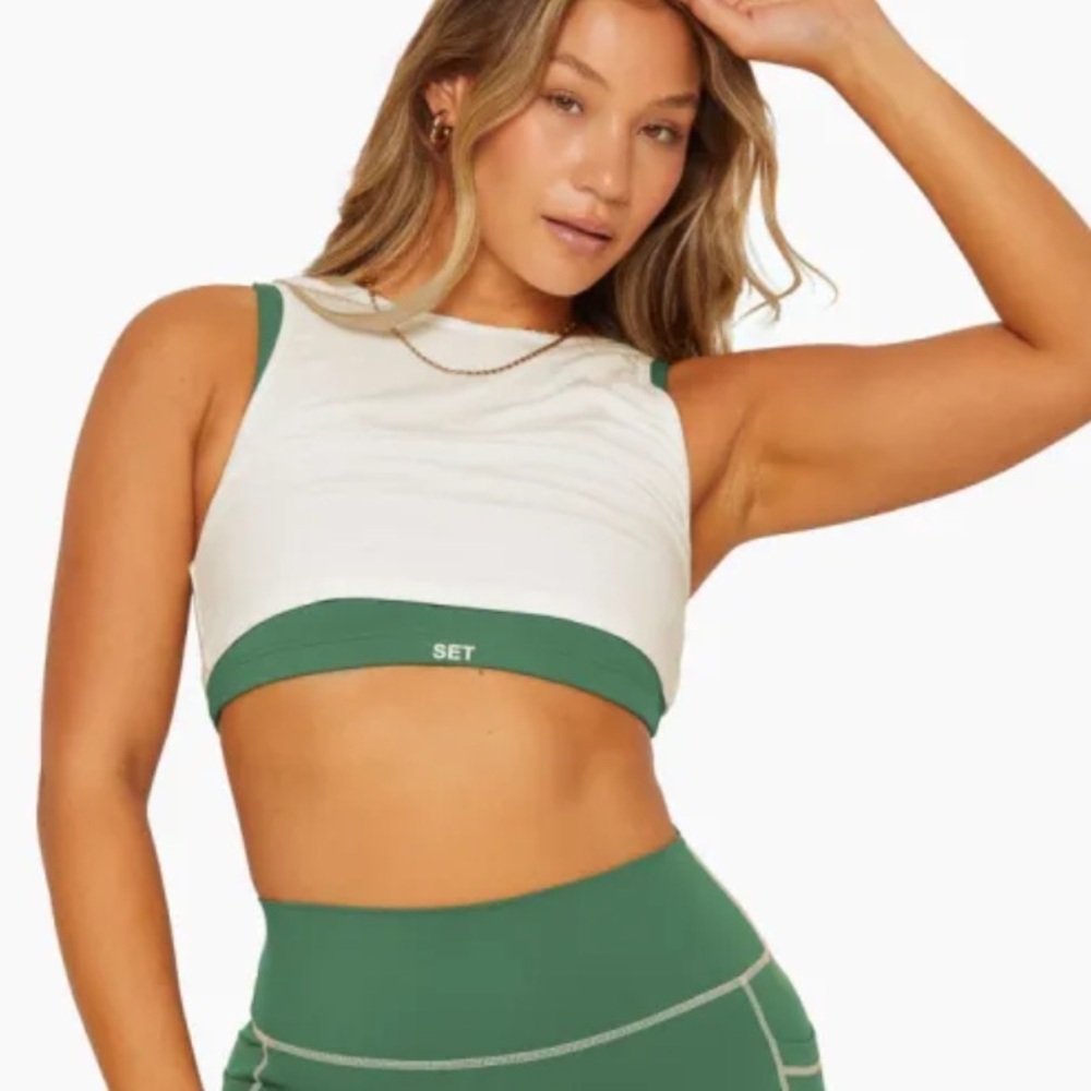 Set Active Layered Tank Bra